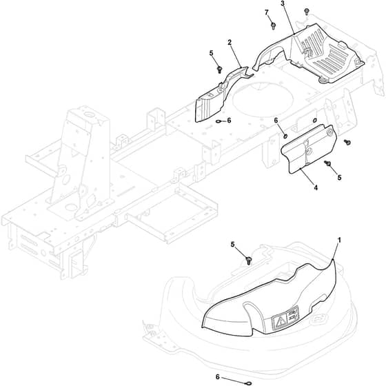 COMBI 1066 H - 2016-2020 - 2T0070481/16 - Stiga Ride On Mower Guards Diagram