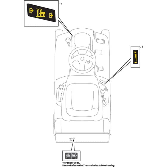 COMBI 1066 H - 2016-2020 - 2T0070481/16 - Stiga Ride On Mower Labels Diagram