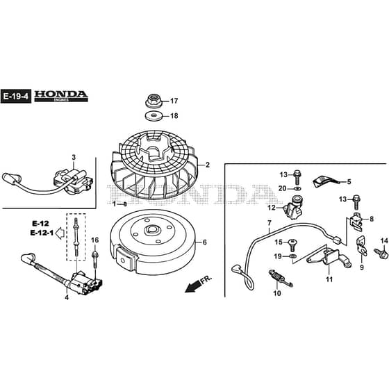 COMBI 48 SQ H - 2018-2019 - 295486838/STX - Stiga Rotary Mower Flywheel 02 Diagram