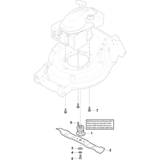 COMBI 50 SVQ - 2021-2022 - 294503848/ST1 - Stiga Rotary Mower Blade Diagram