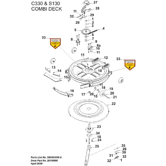 Countax Combi Deck 30" - 30 Combi Deck