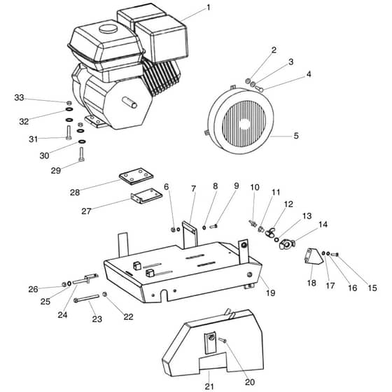 Belle Compact Saw - Main Assembly