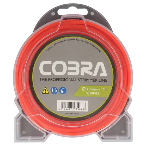 Genuine Cobra 3.0mm x 15m Strimmer Line (Round) - SL30M15