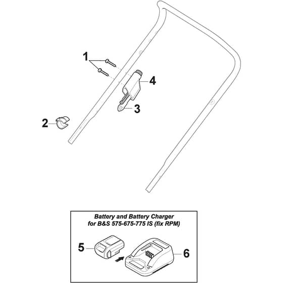 CP1 484 WSE-B - 2019 - 2L0486523/19 - Castel Garden Rotary Mower Electric Start Controls Diagram