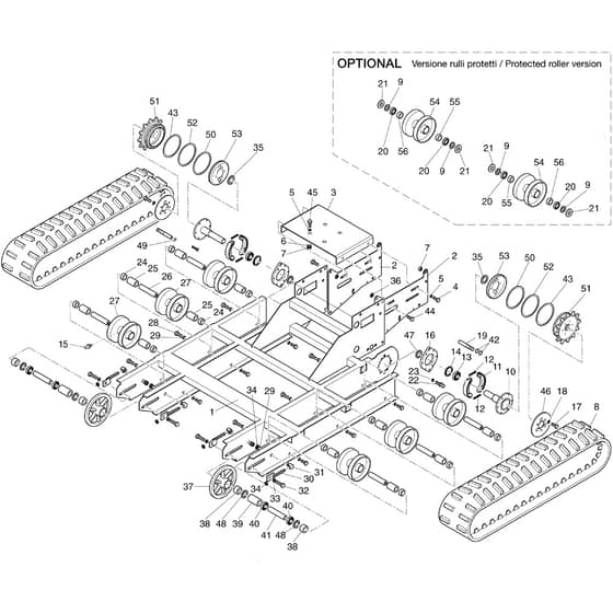 CR 560 - Oleo-Mac Transporter Frame Diagram