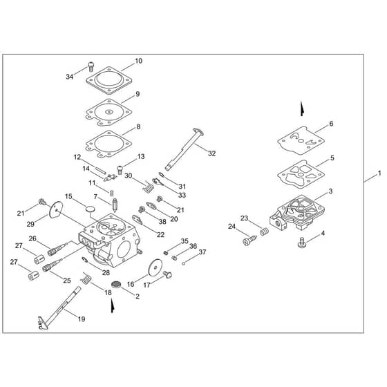 Echo CS310ES Carburettor