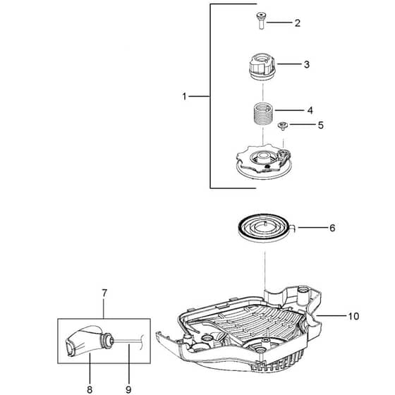 McCulloch CS42S - 2016-05 - Starter Parts Diagram
