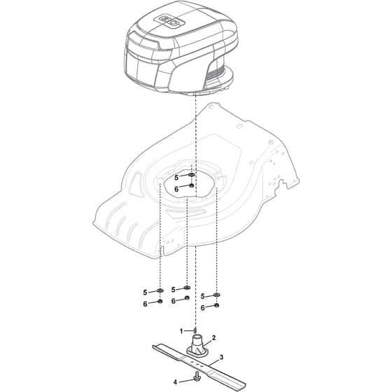 CS 430 Li - 2016 - 295441003/16 - Castel Garden Rotary Mower Blade Diagram