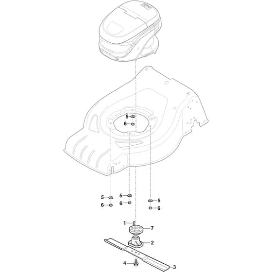 CS 430 S Li - 2019 - 295442063/19 - Castel Garden Rotary Mower Blade Diagram