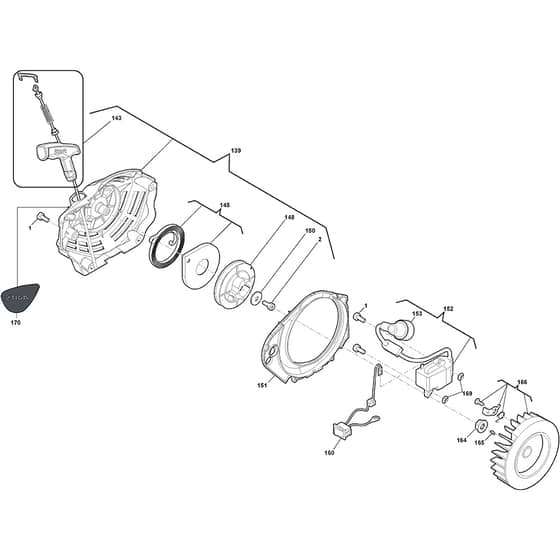 CS 540 - 2022-2025 - 240381402/ST1 - Stiga Chainsaw Starter Diagram