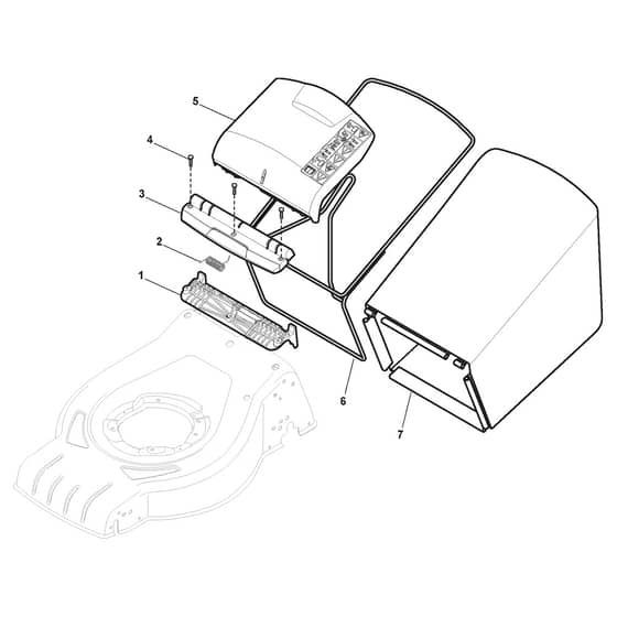 CSC 534-B - 2012-2013 - 295541023/SBM - Castel Garden Rotary Mower Grass Catcher Diagram