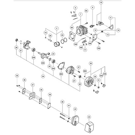 Tanaka CS-33EA - Cylinder Assembly