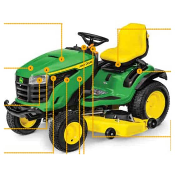 John Deere D170 Tractor - Quick Reference Guide