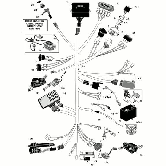 Countax D18-50 - From 01-01-2004 To 01-01-2007 - 5 Electrical Section