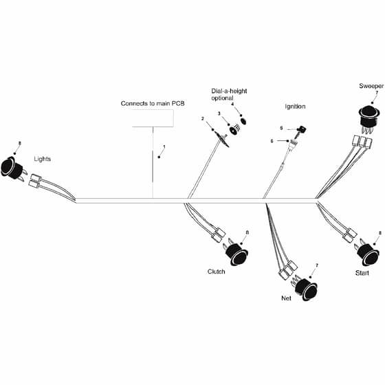 Countax D23-50Ln - From 01-01-2010 To 01-02-2012 - 04 Dash Wiring Loom