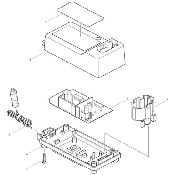Makita DC1822 - Charger - Power Tool Diagram