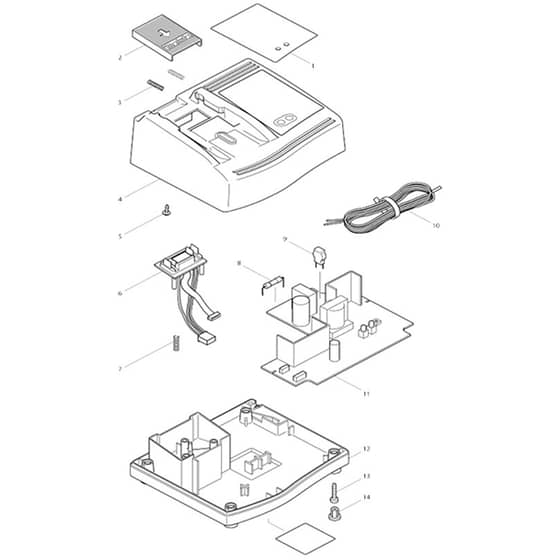 Makita DC24WA - Charger - Power Tool Diagram