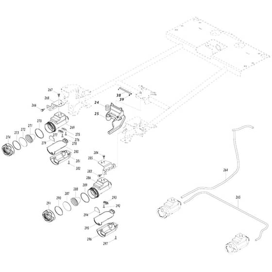 Makita DCU604 - Battery Powered Wheelbarrow - Power Tool 07 Diagram