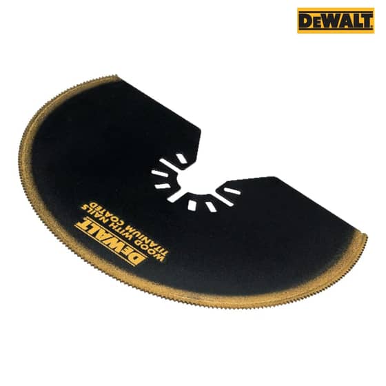 DeWalt Multi-Tool Titanium Semi Circle Blade 100mm- DT20709-QZ