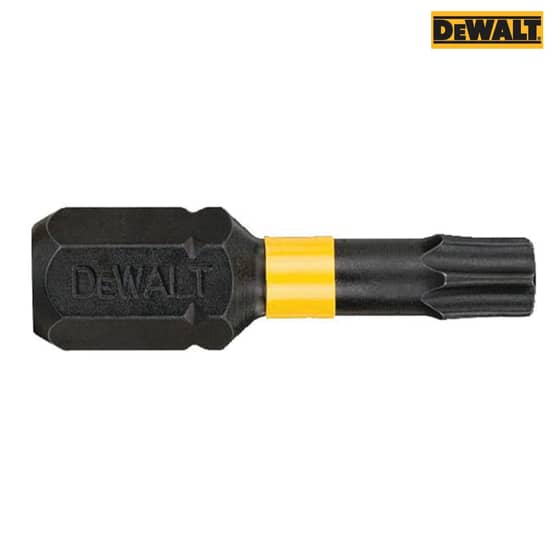 DeWalt Impact Torsion Bits TX25 25mm Pack of 5- DT7382T-QZ