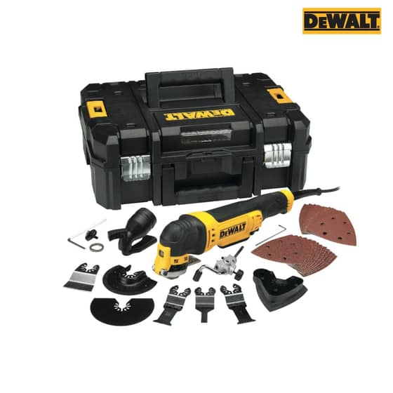 DeWalt DWE315KT Multi-Tool Quick Change Kit & TSTAK 300 Watt 240 Volt- DEW315KT-GB
