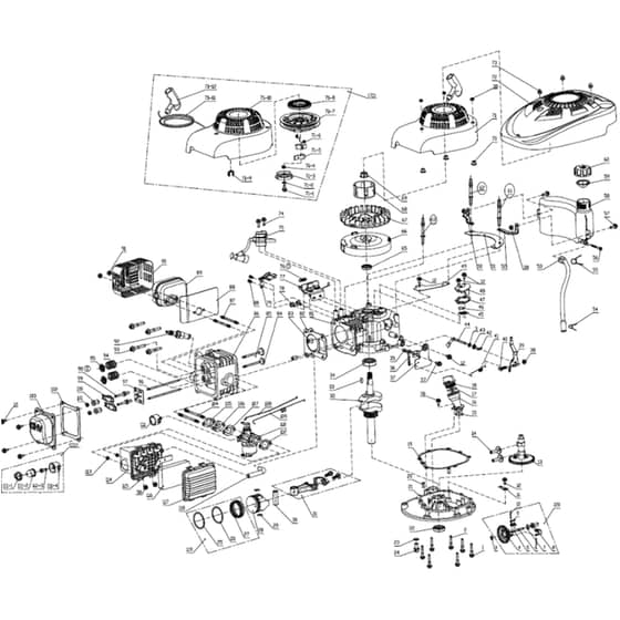 Cobra DG350 - Engine Main Diagram