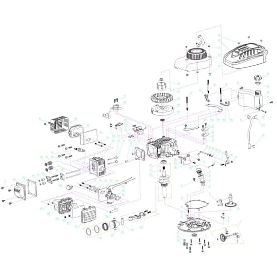 Cobra DG350 EU-V - 98.5cc OHV Engine Feb 2019 Main Diagram