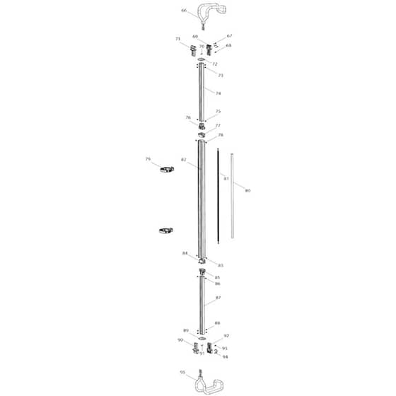 Makita DML818 - Cordless Bar Light - Power Tool 03 Diagram