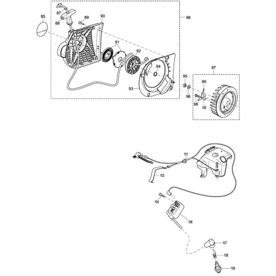 Makita DPC8132 - Power Cutter - Power Tool 04 Diagram