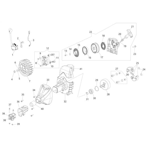 DS 5400 S -  - Efco Brushcutter Ignition system Diagram