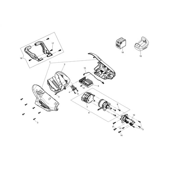 DSi 35 -  - Efco Brushcutter Engine Diagram