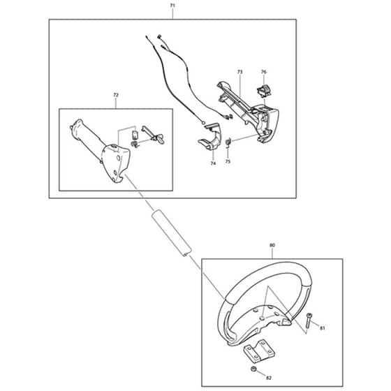 Makita DST300 - Brush Cutter - Power Tool 04 Diagram