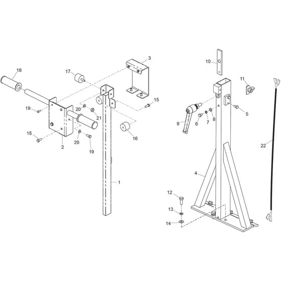 Belle Duo 350X - Handle Assembly