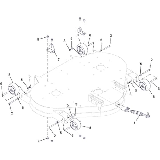 Countax E36 - From 01-05-2017 - 23A Hangers And Wheels