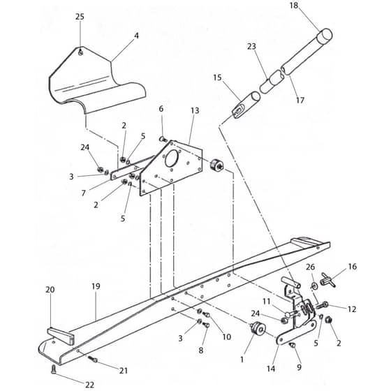 Belle Easy Screed 150 - Electric - Main Assembly 1