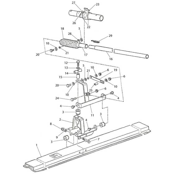 Belle Easy Screed 200 - Electric - Main Assembly 1