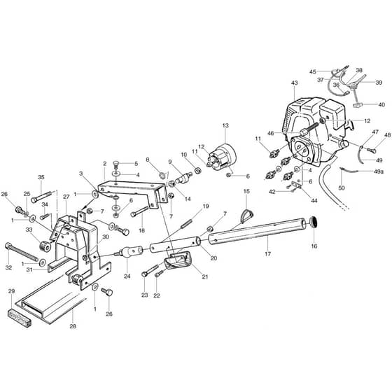 Belle Easy Screed 200 - Honda GX25 Engine Assembly