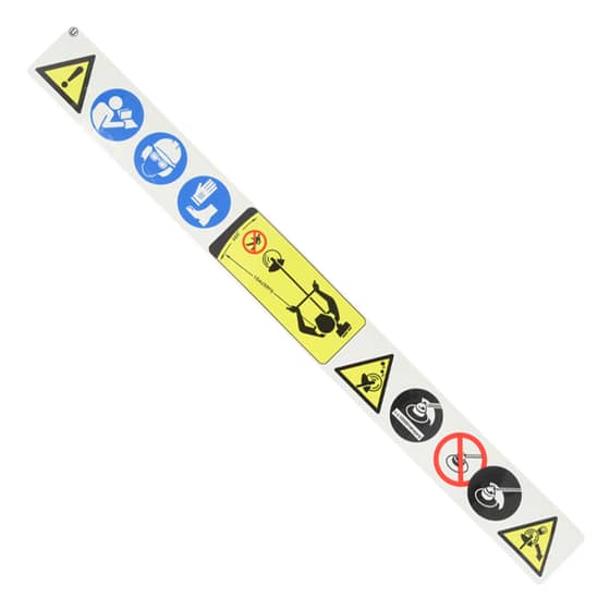 Genuine Echo Strimmer Caution Label - 890617-43130