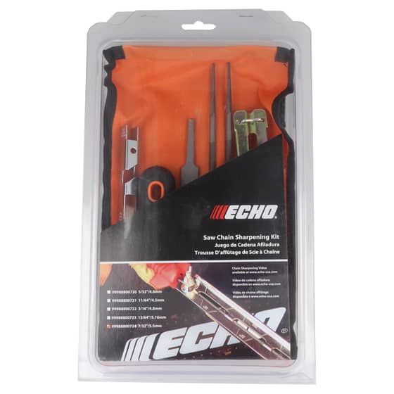 Genuine Echo 7/32" (5.5mm) Chainsaw Chain Sharpening Kit - 999-888-007-24 - ONLY 1 LEFT