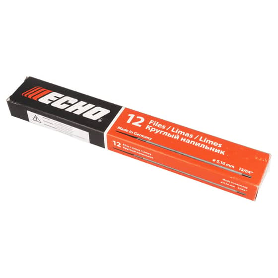 Genuine Echo 13/64" (5.0mm) Chainsaw Chain File, Box of 12 - 999-888-017-23