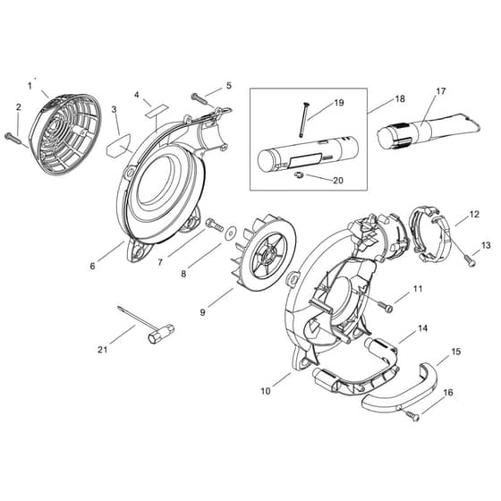 FAN CASE BLOWER PIPE