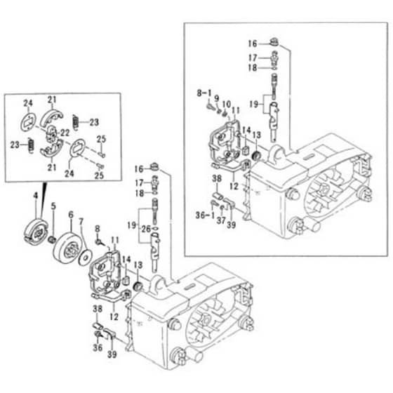 Tanaka ECS-330B - Clutch Oil Pump