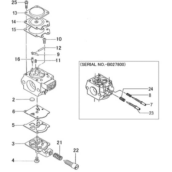 Tanaka ECS-3351 - Carburettor