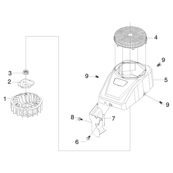 ED 92/16 KH (K1600AVD) - 2023 - Efco Ride On Mower Ignition system Diagram