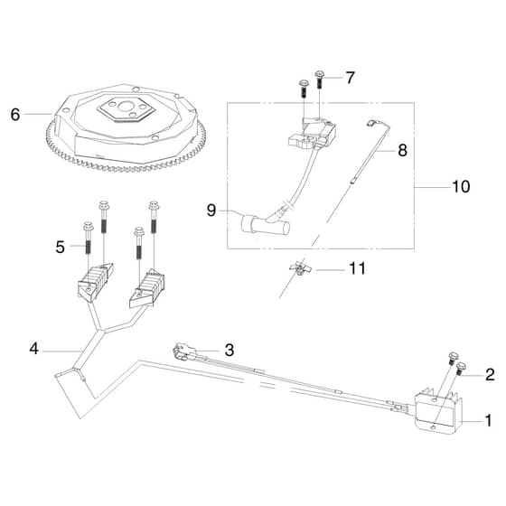 ED 92/16 KH (K1600AVD) - 2024 - Efco Ride On Mower Flywheel Diagram