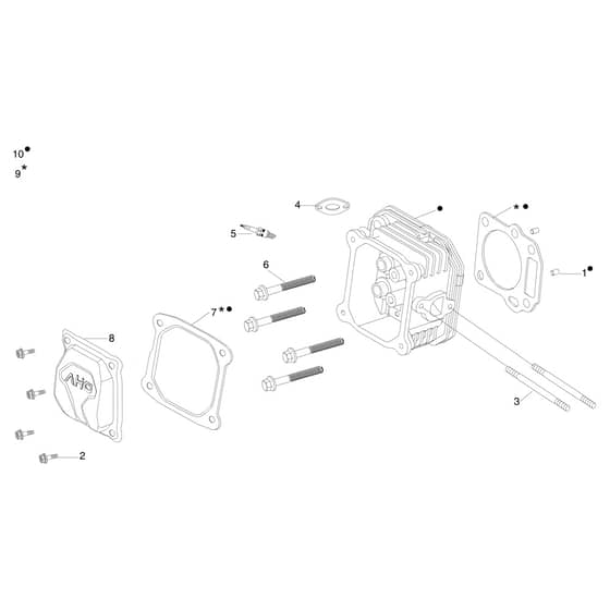 ED 92/16 KH (K1600AVD) - 2024 - Efco Ride On Mower Top cover Diagram