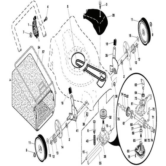 McCulloch EDITION 1 - 96141011700 - 2007-01 - Drive Parts Diagram