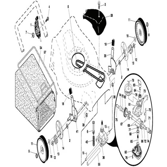 McCulloch EDITION 1 - 96141014500 - 2007-14 - Frame Parts Diagram