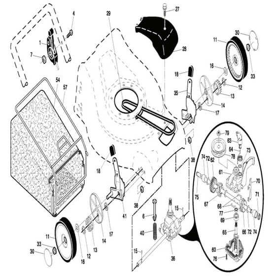 McCulloch EDITION 1 - 96141014501 - 2008-09 - Drive Parts Diagram