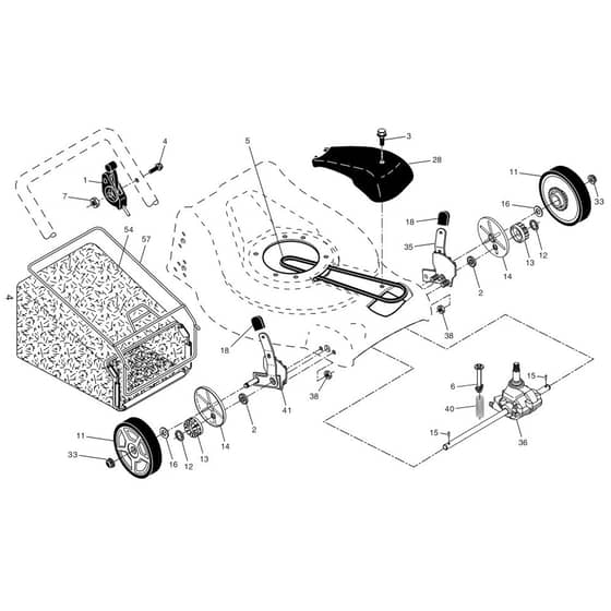 McCulloch EDITION 1 - 96141020600 - 2009-01 - Drive Parts Diagram